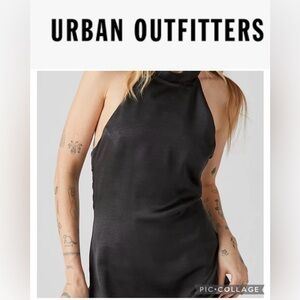 Urban Outfitters Black Backless Dress